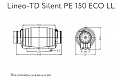 Канальный вентилятор Lineo-TD Silent PE 150 ECO LL (17172ARI)